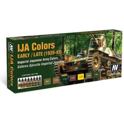 Set 8 acrylic colors in 17 ml - IJA COLORS 1939/1945
