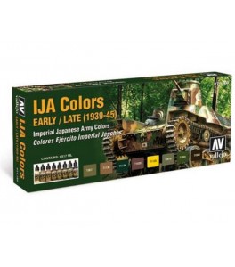 Set 8 acrylic colors in 17 ml - IJA COLORS 1939/1945