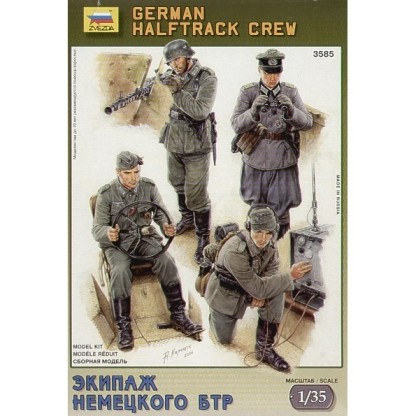 German (WWII) Halftrack Crew 1/35