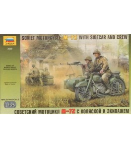Russian WWII Motorcycle M-72 1/35