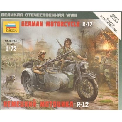 German Motorcycle BMW R-12 1/72