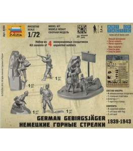 German (WWII) Gebirgsjager 1938 to 1943 1/72