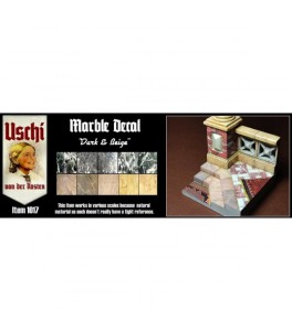 MARBLE DECAL DARK & BEIGE