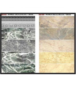 MARBLE DECAL DARK & BEIGE