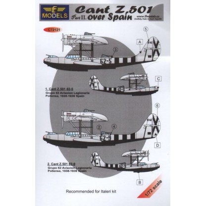 Cant Z.501 over Spain - Part 2 1/72