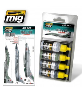 MiG & SU COLORS Grey & Green Fighters