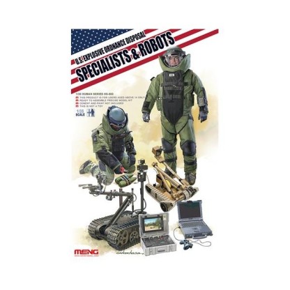 US EXPLOSIVE ORDNANCE DISPOSAL SPECIALISTS & ROBOTS 1/35