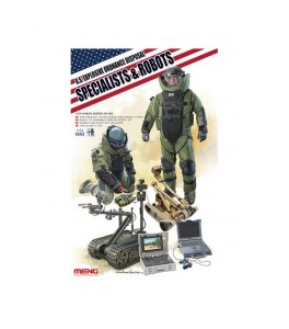 US EXPLOSIVE ORDNANCE DISPOSAL SPECIALISTS & ROBOTS 1/35