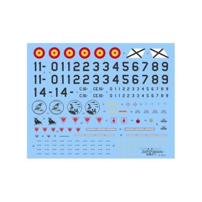 Calca EF-200 Typhoon monoplaza 111 escuadrón 1/32