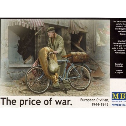 European Civilian on Bike, 1944-45, 'The Price of War'  1/35
